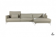 Луксозен италиански модулен диван с релакс механизъм и тапицерия от текстил, кожа или микрофибър, модел Genius Loci. Производите
