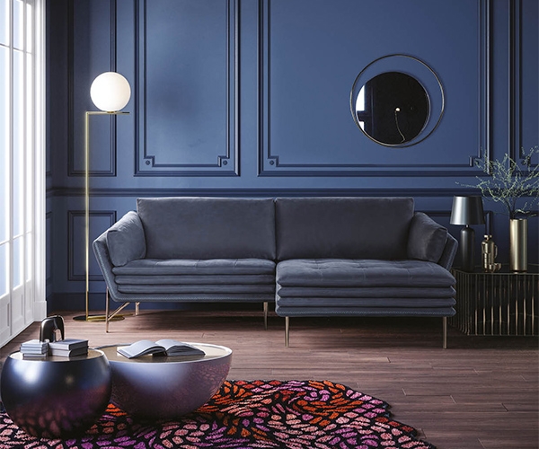 Mater Familias, Calia. Луксозен италиански модулен диван с разнообразни елементи - прави, ъглови, двойки, тройки и др.