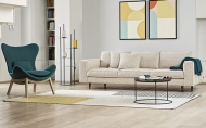 Модерен правоъгълен килим с италианско качество и дизайн, модел Luso. Производител - Calligaris, Италия.