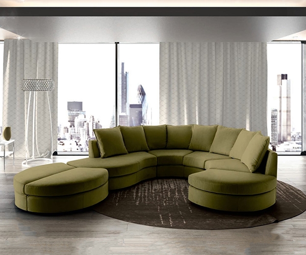 New York, Camelgroup. Луксозна италианска мека мебел с кожена или текстилна тапицерия с разнообразни цветове.