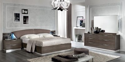 Колекция Platinum. Производител Camelgroup, Италия. Модерни италиански мебели за спалня. Луксозни легла, гардероби, комоди, нощн