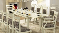 Колекция Treviso White. Производител Camelgroup, Италия. Луксозно италианско обзавеждане за трапезария в класически стил. Класич