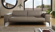 Mодел Aida. Cierre, Италия. Модерен италиански модулен диван с кожена тапицерия. Луксозна италианска модулна мека мебел - двойни