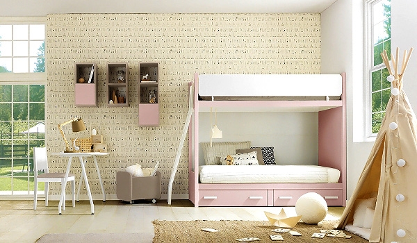 Castles & Happy K34-K36, Colombini. Ëóêñîçíè èòàëèàíñêè ìåáåëè çà äåòñêà ñòàÿ ñ äâóåòàæíî ëåãëî.