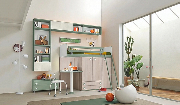 Golf Happy II, Colombini. Ìîäåðíè èòàëèàíñêè äåòñêè ñòàè ñ ëåãëî ñ áþðî.