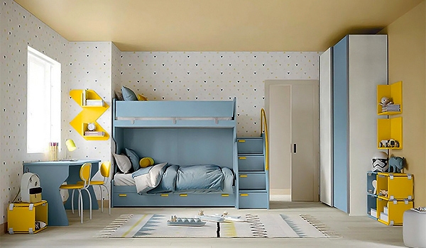 Volo Bunk Beds II, Colombini. Луксозни италиански двойни детски стаи.