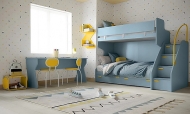 Колекция Volo Bunk Beds II - Colombini, Италия. Цялостни решения за детска стая. Модерни италиански двуетажни легла, гардероби, 
