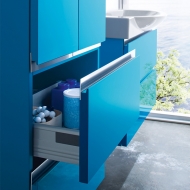 Колекция Jacana 1 . Производител Compab, Италия. Модерно италианско обзавеждане за баня - модулни мебели, санитарен фаянс, аксес