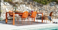 Модерни италиански маси и столове за градина, колекция Academy. Производител: Connubia, Италия.