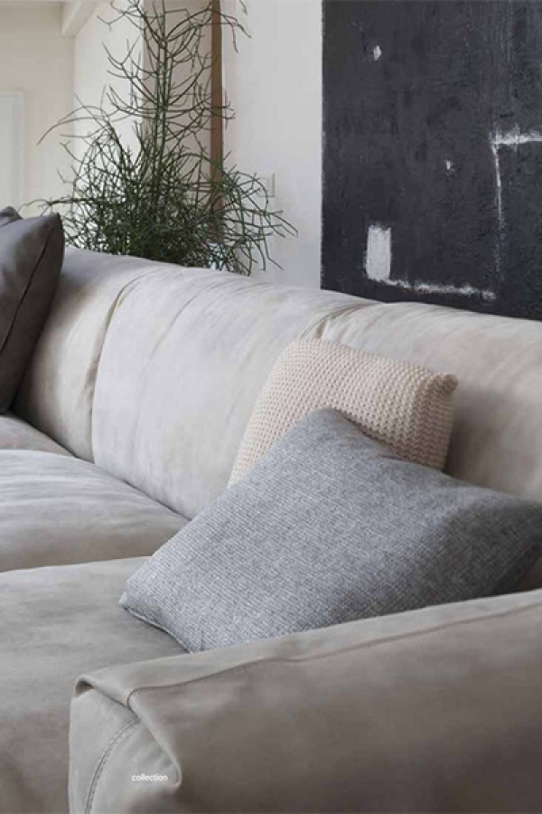 Модел Poldo. Dall'Agnese, Италия. Луксозен италиански прав или ъглов диван. Модерна италианска модулна мека мебел - дивани, крес