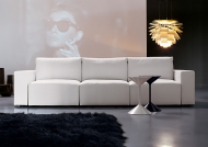 Модел Genius. Производител Flexteam, Италия. Модерен италиански модулен диван с релакс механизъм. Луксозна италианска мека мебел