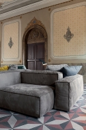 Модел Reef. Производител Flexteam, Италия. Луксозен италиански модулен диван. Луксозна италианска мека мебел - прави, ъглови див