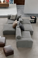 Модел Reef. Производител Flexteam, Италия. Луксозен италиански модулен диван. Луксозна италианска мека мебел - прави, ъглови див