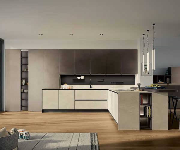 MK12, Gentili Cucine. Модерни мебели за кухня с дневна.