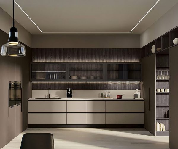 MK5, Gentili Cucine. Луксозна модулна кухня с дневна.