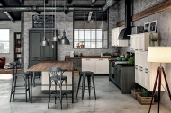 Ìîäåë Village 01. Ïðîèçâîäèòåë - Gentili Cucine, Èòàëèÿ. Ëóêñîçíà èòàëèàíñêà ìîäóëíà êóõíÿ â ïðîâàíñàëñêè ñòèë. Êëàñè÷åñêè èòàëè