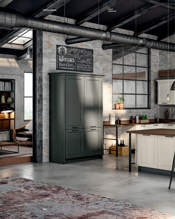 Модел Village 01. Производител - Gentili Cucine, Италия. Луксозна италианска модулна кухня в провансалски стил. Класически итали