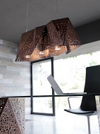  Plywood Chandelier.  Horm, .   .   ,   