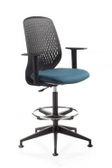 Колекция Key Smart Stool. Производител Kastel, Италия. Луксозен италиански работен офис стол. Модерни италиански офис мебели - о