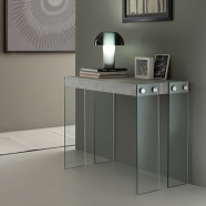 Mодел Iceberg. Производител La Seggiola, Италия. Разтегателна конзола с меламинов плот. Модерни италиански мебели - дивани, крес