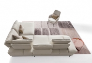 Модел Luis. Le Comfort, Италия. Модерен италиански диван с релакс механизми. Луксозна италианска мека мебел - прави, ъглови, дво