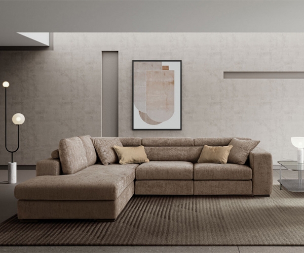 Plaris, Le Comfort. Модерен италаински модулен диван с механизми, позволяващи регулирането на дълбочината на седалката и позиция