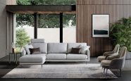 Модел Tidy. Le Comfort, Италия. Модерен италиански модулен диван с кожена или текстилна тапицерия. Луксозна италианска модулна м