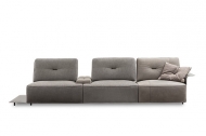 Модел Manzoni. Производител - Nicoline, Италия. Луксозен италиански модулен диван с релакс механизми и кожена или текстилна тапи