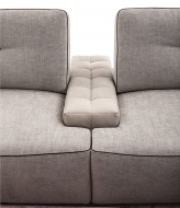 Модел Manzoni. Производител - Nicoline, Италия. Луксозен италиански модулен диван с релакс механизми и кожена или текстилна тапи
