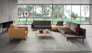 Модел Atelier, производител Musa, Италия. Луксозна италианска мека мебел. Модерни италиански прави или ъглови дивани, кресла, ле
