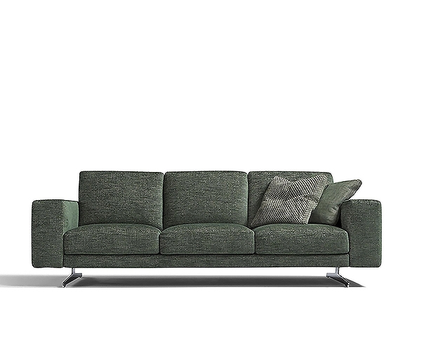 Модел Cardiff, производител Musa, Италия. Луксозен италиански модулен диван с тапицерия от кожа или текстил. Модерни прави или ъ