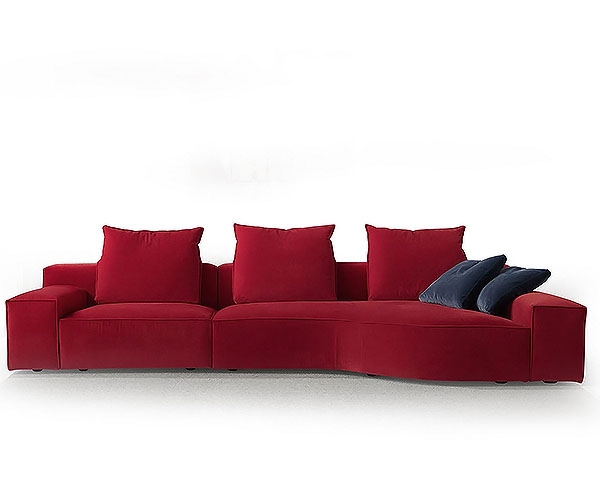 Модел Comfort, производител Musa, Италия. Модерна италианска модулна мека мебел с изцяло сваляща се, текстилна или кожена тапице