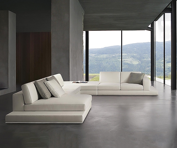 Travel, Musa. Модерен италиански модулен диван с изцяло сваляща се, текстилна или кожена тапицерия.