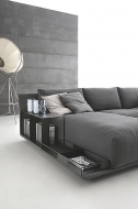 Модел Wing, производител Musa, Италия. Модерен италиански модулен диван с тапицерия от кожа или текстил. Модерни прави или ъглов