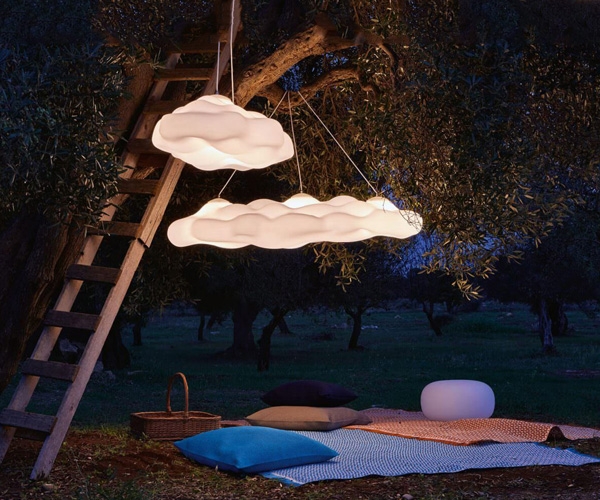 Модел Nefos, Myyour. Модерна италианска висяща лампа за градина.