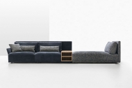 Модел Isola. Производител Nicoline, Италия. Модерена италианска модулна мека мебел с текстилна или кожена тапицерия. Луксозни ит