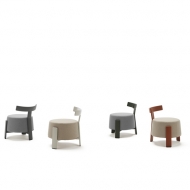 Колекция T. Производител Point 1920, Испания. Модерна серия испански мебели за екстериора - столове, бар столове, табуретки и ма