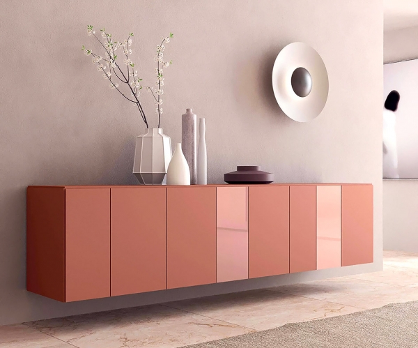 I-modulArt, Presotto. Модерен италиански модулен комод за дневна или трапезария.