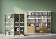 Колекция Cabinets. Производител Quadrifoglio Group, Италия. Серия италиански офис шкафове и контейнери. Модерно италианско офис