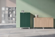 Колекция Storage. Производител Quadrifoglio Group, Италия. Серия италиански офис шкафове и контейнери. Модерно италианско офис о
