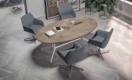 Колекция Meeting, производител Quadrifoglio Group, Италия. Модерни италиански работни и заседателни маси. Луксозни офис мебели -