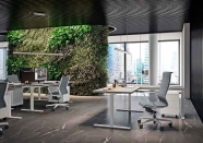 Колекция Idea+Tube. Производител Quadrifoglio Group, Италия. Серия модерни работни офис бюра. Модерно италианско офис обзавеждан