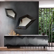Модел City Life. Производител Riflessi, Италия. Модерно италианско огледало за стена. Луксозни италиански мебели и аксесоари за