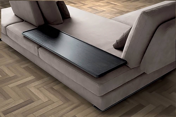 Модел Melody. Производител Samoa, Италия. Модерен италиански модулен диван с механизми регулиращи дълбочината на седалката и обл