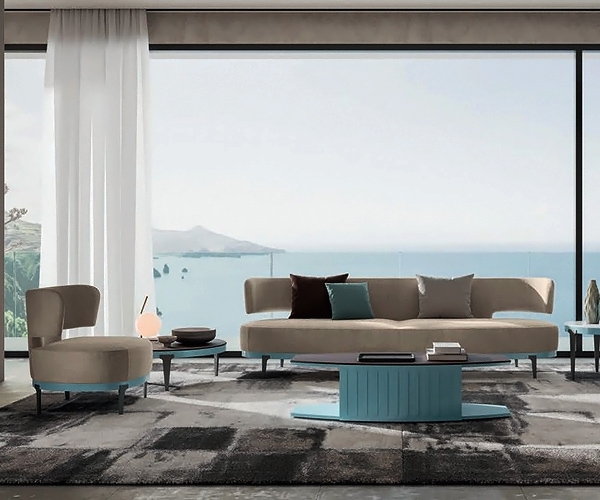 Oceano, Signorini&Coco. Луксозни италиански дивани и кресла с тапицерия от кожа или текстил.