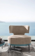 Модел Oceano. Производител Signorini&Coco, Италия. Луксозна италианска мека мебел. Модерни италиански дивани и кресла с кожена и