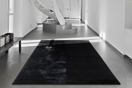 Модел Hypnose, производител Sitap - Италия. Модерен италиански черен килим. Луксозни италиански килими за дневна, спалня, трапез