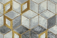 Модел Gabrielle, производител Sitap - Италия. Модерен италиански правоъгълен килим с геометричен мотив. Луксозни италиански кили