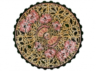 Модел Hanami, производител Sitap - Италия. Луксозен италиански кръгъл килим - ръчна изработка. Модерни италиански килими за днев