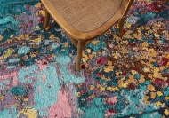 Модел Deco, производител Sitap - Италия. Луксозен италиански килим без косъм. Модерни италиански полихромни и монохромни килими.